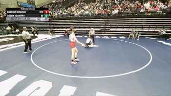 5A 138 lbs Semifinal - Connor Simons, Spanish Fork vs Colby Tennant, Westfield