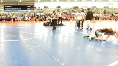 120 lbs Rr Rnd 1 - Ryan Gill, Iron Faith Gold - HSB vs Preston Morrison, GT 4238 - HSB