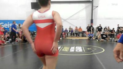 63 lbs Semifinal - Keira Lynch, CT Whale - W vs Chloe Tompkins, Ohio Outcasts - W