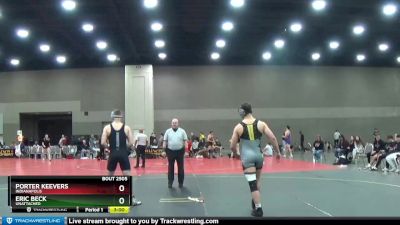 184 lbs Semifinal - Eric Beck, Unattached vs Porter Keevers, Indianapolis
