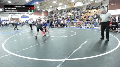 175 lbs Semifinal - Travis Grace, Gilroy vs Kelan Stever, San Clemente