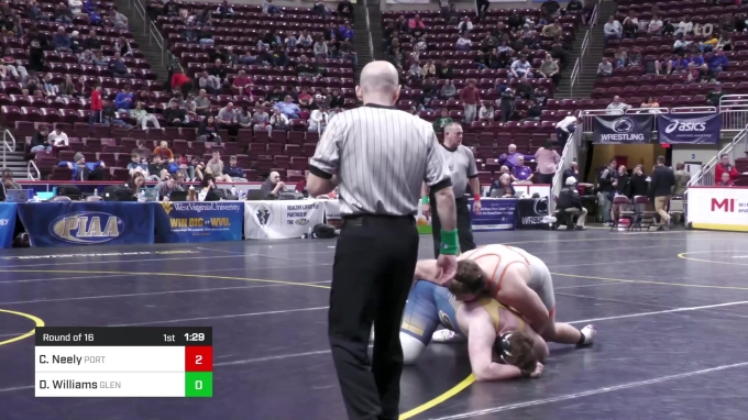 Carson Neally 285 lbs Round Of 16 - Carson Neely, Port Allegany vs Daniel Williams ...