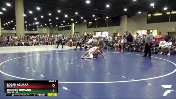 144 lbs Round 3 (6 Team) - Logan Aguilar, WALA vs Riddeck Romano, Indy WC