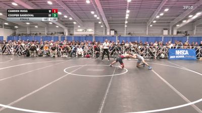113 lbs Final - Camden Rugg, WI vs Cooper Sandoval, NV