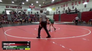 170 lbs Semifinal - Molly Carlson, Iowa City High vs Kenadi Frederick, Dubuque Hempstead