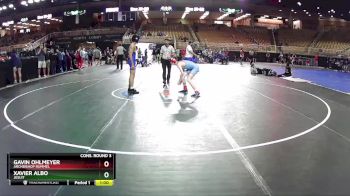 120 lbs Cons. Round 3 - Gavin Ohlmeyer, Archbishop Rummel vs Xavier Albo, Jesuit