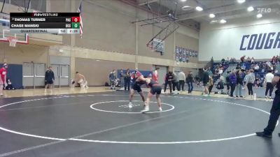 125 lbs Quarterfinal - Chase Manski, Umpqua Community College vs Thomas Turner, Pacific (OR)
