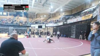 157 lbs Cons. Round 2 - Aaron Aragon, Schreiner Univsrity vs Tommy Thomas, Colorado Mesa