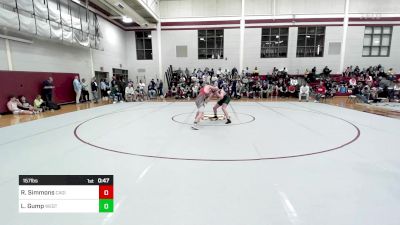 157 lbs Consi Of 16 #1 - Rourke Simmons, Cardinal Gibbons vs Louie Gump, The Westminster School