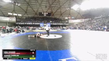 Girls 3A/4A 115 Quarterfinal - Kira Songer, Marysville Getchell (Girls) vs Kamiah Gaerlan, Kelso (Girls)