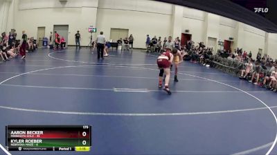 175 lbs Round 4 (6 Team) - Aaron Becker, Minnesota Gold vs Kyler Roeber, Nebraska Maize