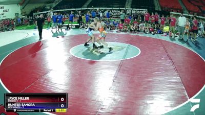 126 lbs Quarters & Wb (16 Team) - Jayce Miller, Oregon 1 vs Hunter Samora, New Mexico