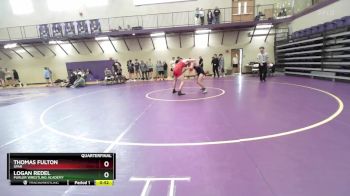 157 lbs Quarterfinal - Logan Redel, Purler Wrestling Academy vs Thomas Fulton, SPAR