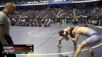 4A 132 lbs Semifinal - Luke Kunath, Cardinal Gibbons vs Eli Murray, Lake Norman