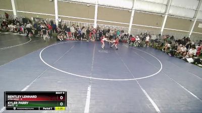 83 lbs Quarters & Wb (16 Team) - Bentley Lenhard, Utah Gold vs Kyler Parry, INWTC