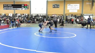 126 lbs Consi Of 16 #2 - Riley Miner, Burrillville vs Dante Arpino, Cumberland