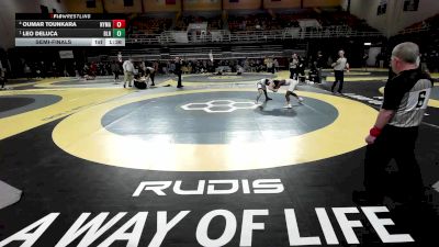 120 lbs Semifinal - Oumar Tounkara, New York Military Academy vs Leo DeLuca, Blair Academy