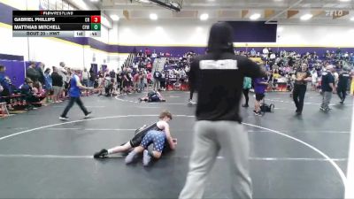 Round 1 - Matthias Mitchell, Chapin Youth Wrestling vs Gabriel Phillips, Carolina Reapers