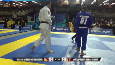 Marcus Vinicius Ribeiro De Sique vs Windson Alves De Oliveira Torres 2025 Pan Jiu Jitsu IBJJF Championship