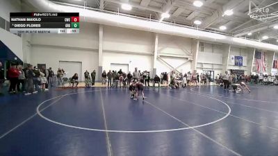 49 lbs 3rd Place Match - Diego Flores, Green River Grapplers vs Nathan Maiolo, Champions Wrestling Club