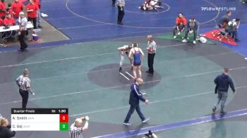 124 lbs Quarterfinal - Austin Smith, Abington Heights vs Collin Gaj, Quakertown