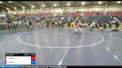 94 lbs Round 2 - Easton Olson, Sanderson Wrestling Academy vs Hunter Hurl, Sons Of Atlas Wrestling Club