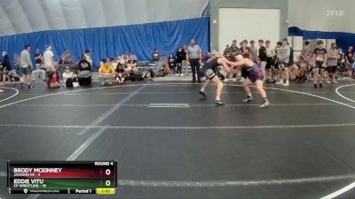 126 lbs Round 4 (8 Team) - Brody McKinney, Jackson HS vs Eddie Vitu, CP Wrestling