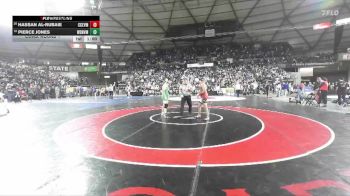 Boys 4A 150 lbs Cons. Round 1 - Hassan Al-Rubaie, Cascade (Everett) vs Pierce Jones, Woodinville