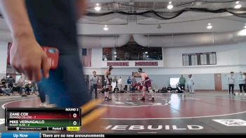 157 lbs Round 2 (6 Team) - Zane Cox, Roanoke College vs Mike Vernagallo, Mount Olive