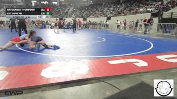 113 lbs Consi Of 16 #2 - Kaydeance Thompson, Collinsville Junior High vs Lily Duncan, Altus JH