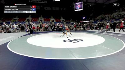 138 lbs Cons. Sub-rd Of 64 - Kane Dauber, IL vs Gavin Carolan, IA