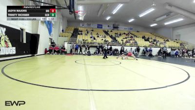 110 lbs Rr Rnd 3 - Jadyn Majors, Grove vs Trinity Rickner, Glenpool Girls HS