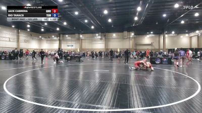 120 lbs Consolation - Jack Cabrera, Golden Bears Wrestling Club vs Rio Tanacs, Team Barracuda
