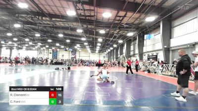 132 lbs Round Of 32 - Richie Clementi, Beast Of The East vs Christian Ford, Kraken Elite