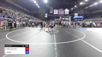 126 lbs Rnd Of 32 - George Marinopoulos, Illinois vs Isaiah Jones, Oklahoma