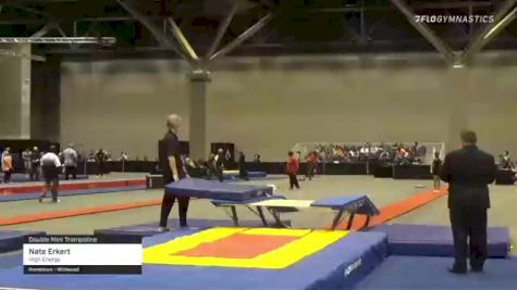Nate Erkert - Double Mini Trampoline, High Energy - 2021 USA Gymnastics Championships