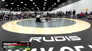 90 lbs Placement Matches (8 Team) - Fernando Jimeno, Untouchables vs Riley Crandall, Steller Trained