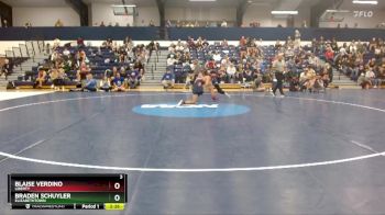 133 lbs Quarterfinal - Braden Schuyler, Elizabethtown vs Blaise Verdino, Liberty