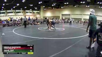 195 lbs Round 7 (10 Team) - Miguel DIaz, South Johnston vs Nikkolai Wagstaffe, Cowboy Forever