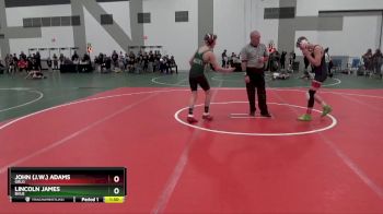 110 lbs Semifinal - Lincoln James, BVUE vs John (j.w.) Adams, GRLO