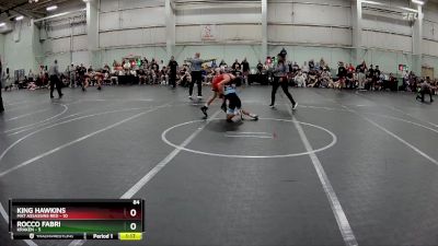 84 lbs Round 1 (8 Team) - Rocco Fabri, Kraken vs King Hawkins, Mat Assassins Red