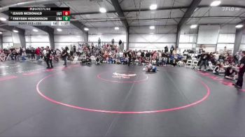 120 lbs 1st Place Match - Izaius McDonald, Cheyenne East vs Treysen Henderson, Lyman