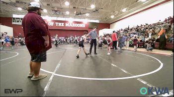 70 lbs Consi Of 4 - Connor Bozone, Pawnee Wrestling Club vs Oaklin Grace, Blackwell Wrestling Club