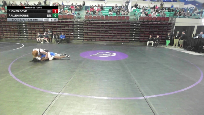 138 lbs Consi Of 4 - Jones Dove, Ninety Six vs Allen Rouse, Burke