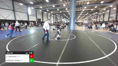 82 lbs Semifinal - Julian Lawrence, Redwave WC vs Bradyn Wilson Jordan, Mat Demon WC