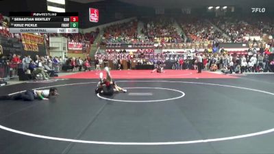 126 lbs Quarterfinal - Kruz Pickle, Frontenac Hs vs Sebastian Bentley, Rose Hill