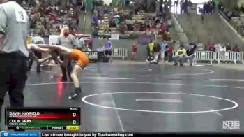 A 152 lbs Cons. Round 1 - Colin Gray, Pigeon Forge vs Davin Mayfield, Montgomery Central