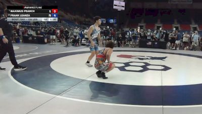 138 lbs Cons. Semis - Maximus Pearch, Illinois vs Frank Leanza, Pennsylvania
