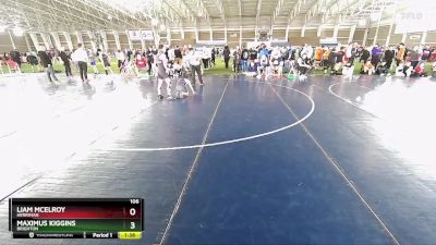 106 lbs Cons. Round 2 - Liam McElroy, Herriman vs Maximus Kiggins, Brighton