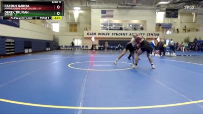 174 lbs Round 4 (6 Team) - Derek Truman, Barton vs Cassius Garcia, Northeastern Junior College